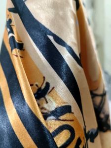 Printed silk Scarf