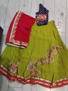 Beautiful Embroidered Lehenga Choli Set