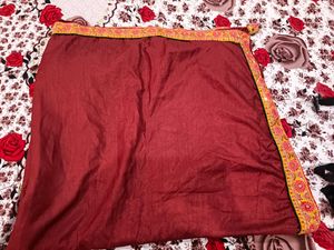 Beautiful Border Work Saree with blouse size 34