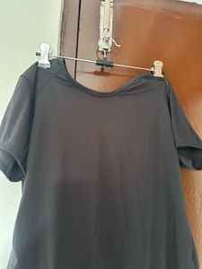 Chic Charcoal Grey Tunic Top