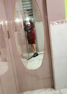 Maroon Bodycon Dress