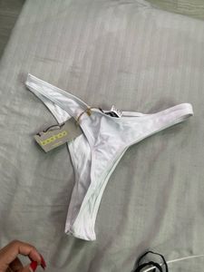 white  thong