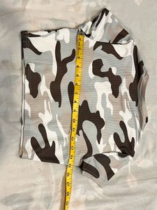 Cow Print Crop TShirt