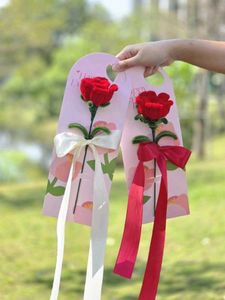 Handmade Crochet Rose Gift Set