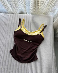 Cute Camisole Tops Set
