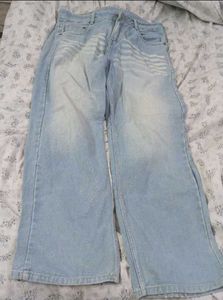 Light Wash Wide Leg Jeans