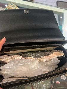 Chic Black Handbag with Bow Detail