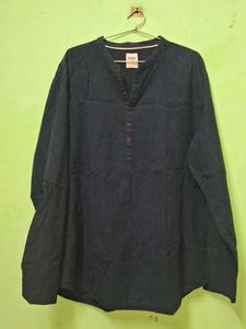 Max Men's Blue Cotton Shirt of 1