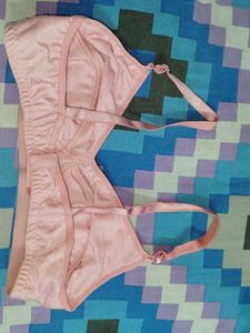 Pink Cotton Bra