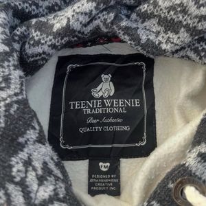 Cream Hoodie with Graphic Print