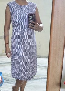Patterned Casual Dress