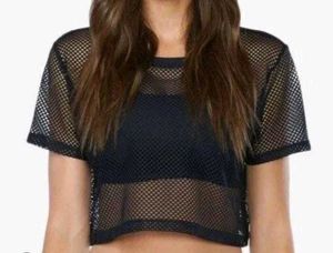 Mesh Crop Top