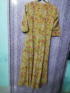 Full Maxi Cotton Dress Ethnic Wear Women's Clothin
