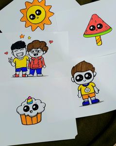 29 PAGE Kids Drawings 📖