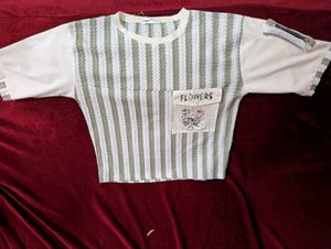 Cute Floral Pocket T-Shirt