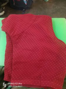Readymade Red Polka Dot Blouse