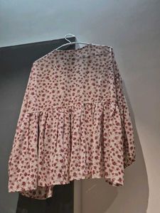 Chic Floral Print V-Neck Top