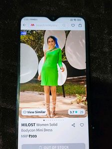 Neon Green One-Shoulder Party Dress