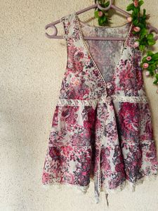 Bohemian Floral Print Blouse