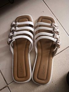Stylish White Strap Sandals