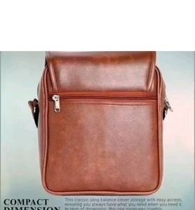 Stylish Men's Leather Sling Bag/ Cross Bag