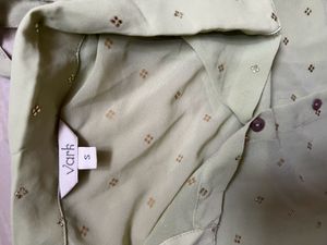 Vark by Westside Green Kaftan Set with Pants