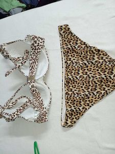 Leopard Print Bikini Set