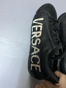Versace Black Logo Sneakers