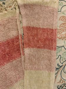 Striped Knit Scarf