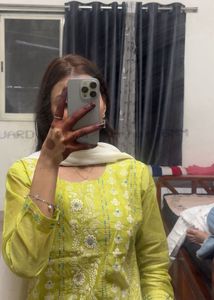 Elegant Embroidered Kurta Set