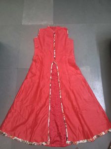Stunning Red Floral Ethnic Gown