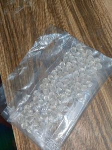 Clear Faceted Beads