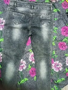 Stylish Washed Denim Jeans