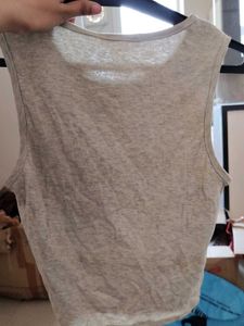 Zara Graphic Print Sleeveless Top
