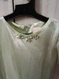 Sparkly Puff Sleeve Top