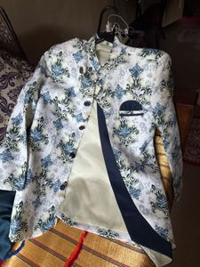 Boy's Printed Ethnic Jacket