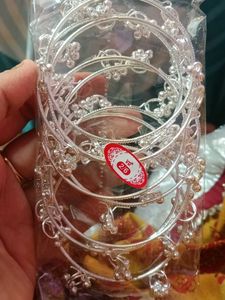 Elegant Silver Bangles
