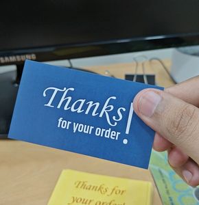 Thanks For Your Order! Card 40Pcs