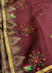 Maroon Embroidered Choli 💓