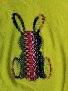 Cute Bunny Yellow Sweater