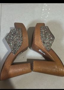 Sparkly Wedge Heels