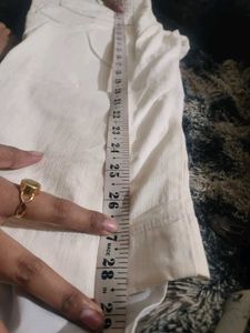 Cream Coloured Capri