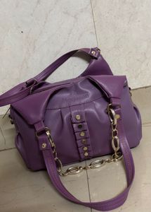 Stylish Purple Shoulder Bag