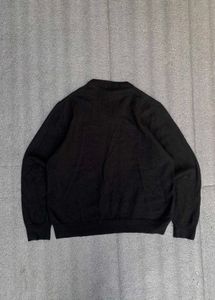Men's Black V-Neck Sweater