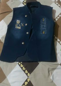 Stylish Denim Nehru Jacket