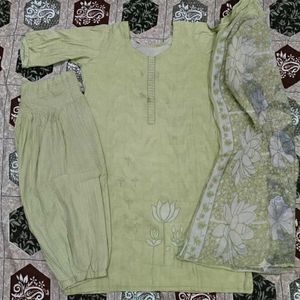 Light Green Kurta Set with Dupatta