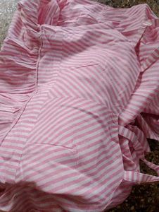 Beutiful Pink Candy Stripe Maxi Dress 💖