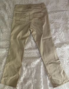 Khaki Bootcut Jeans