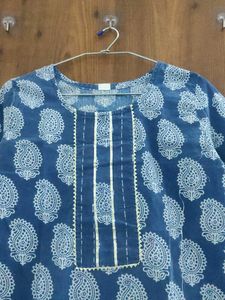 Blue Paisley Print Kurta Set💙🌸