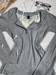 Elena Inspired Henley Top 🗝️- NEW